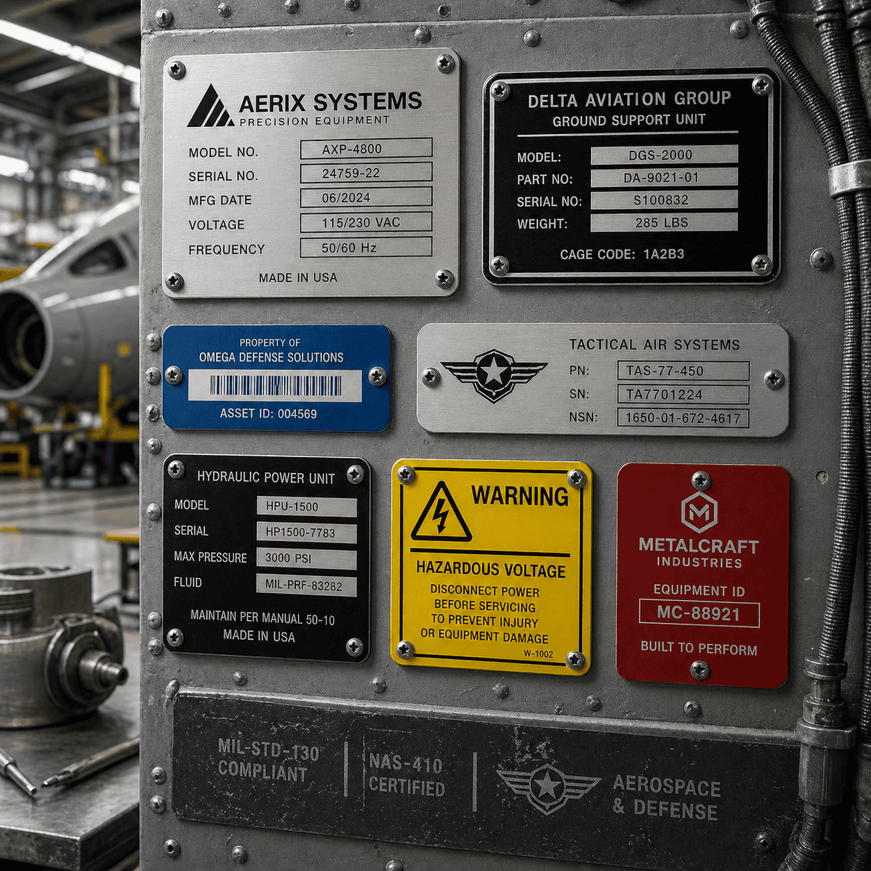 Military Labels for Defense and Aerospace